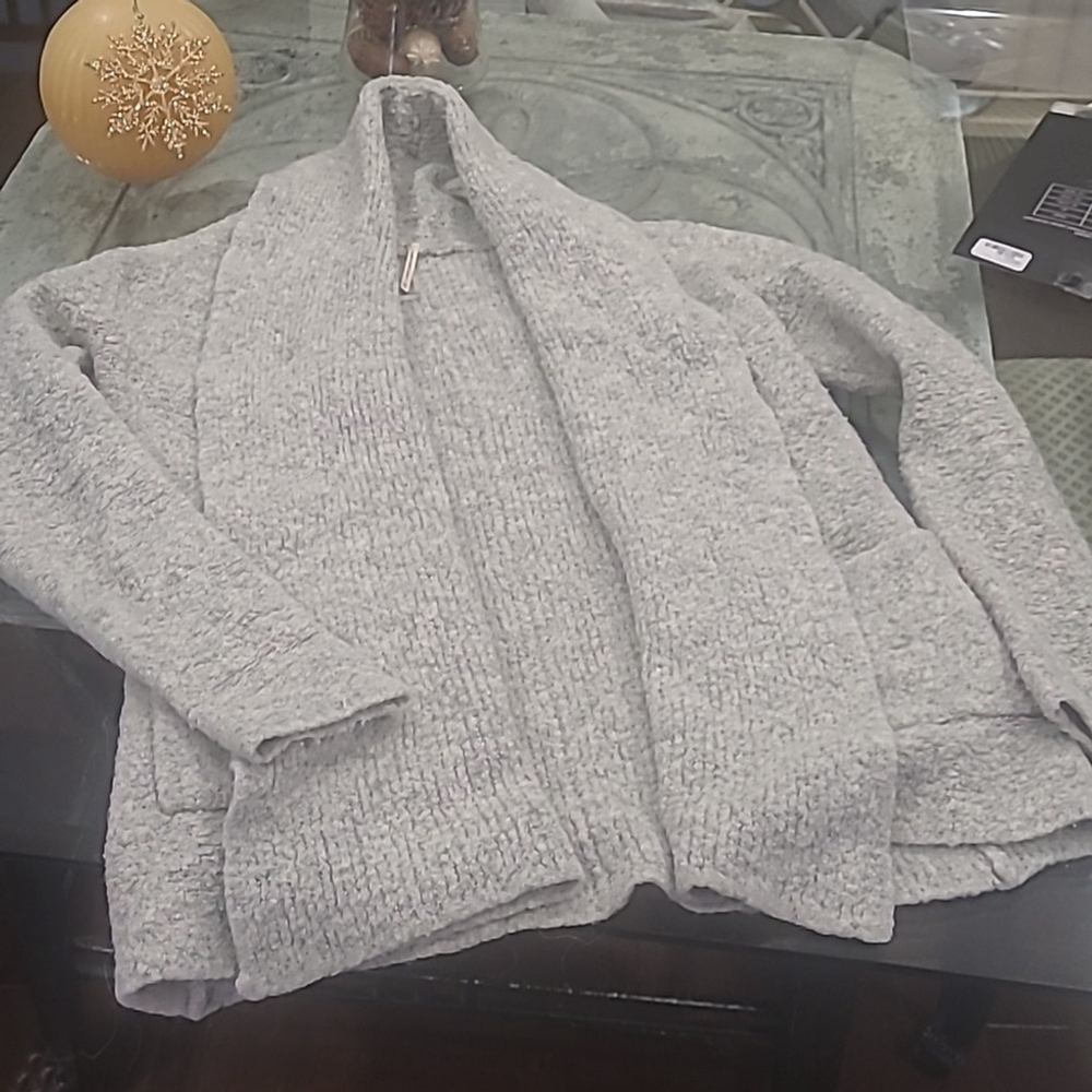 Free people alpaca and wool blend open front cardigan medium